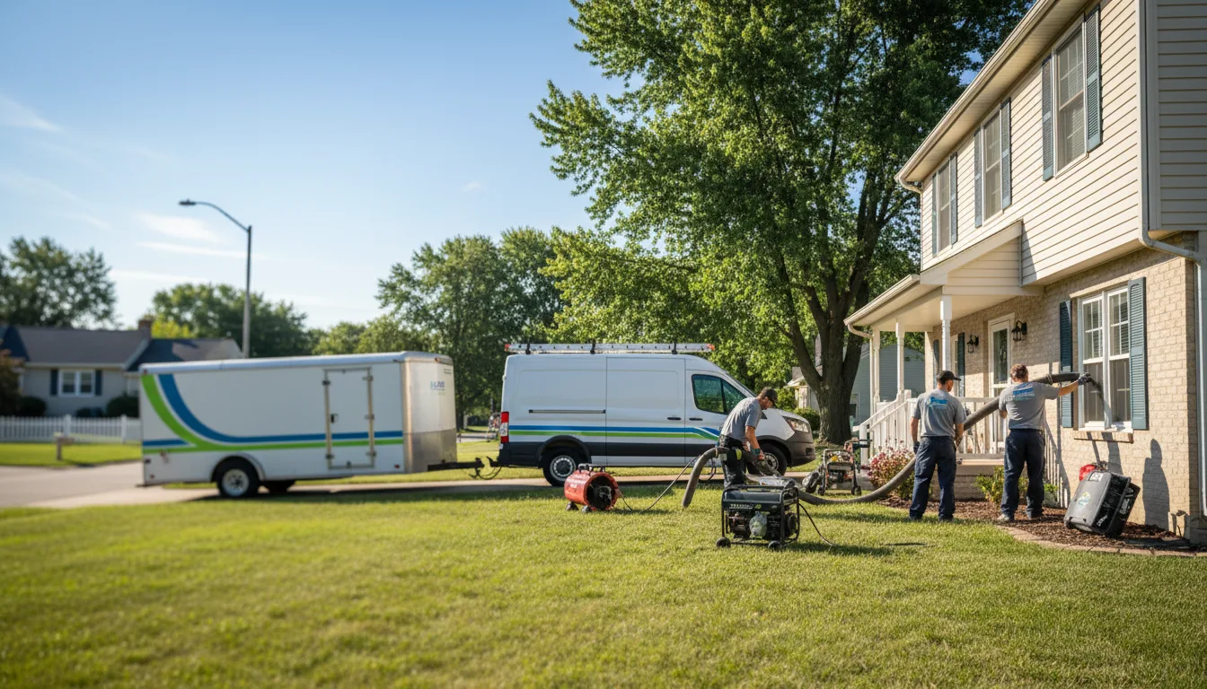Flooded Basement Restoration And Cleanup With Repair in Coon Rapids, MN near me